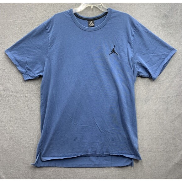 Air Jordan Jumpman Men's Blue Short Sleeve Embroidered Crew Neck Shirt Size 3XL - Picture 1 of 13